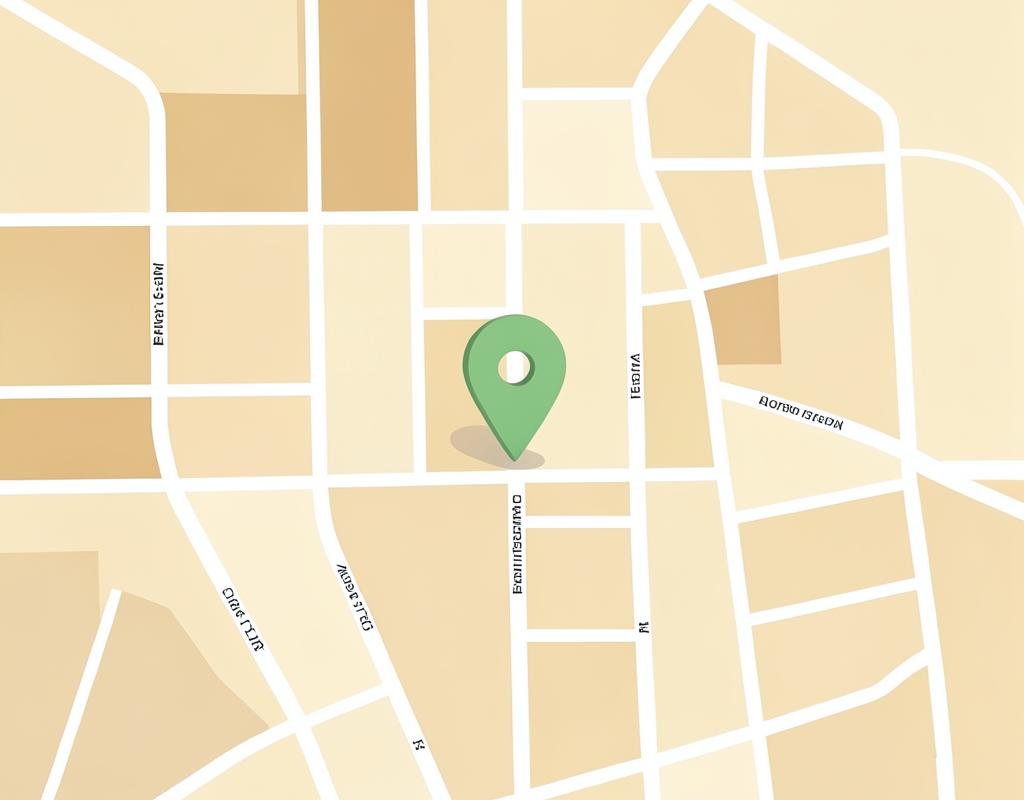 Map showing the location of Pristine Smiles